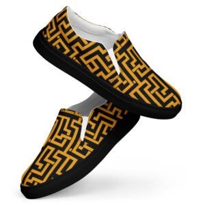 Zapatillas de lona sin cordones para mujer Clave Griega 3 mix M